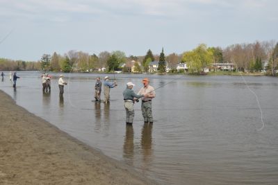 Cours de lancer en rivière Cours de lancer en rivière